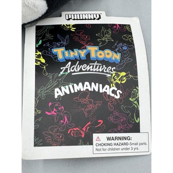 Animaniacs Yakko Plush Toy Tiny Toons Kidrobot Stuffed Animal 8” Phunny - Picture 7 of 10